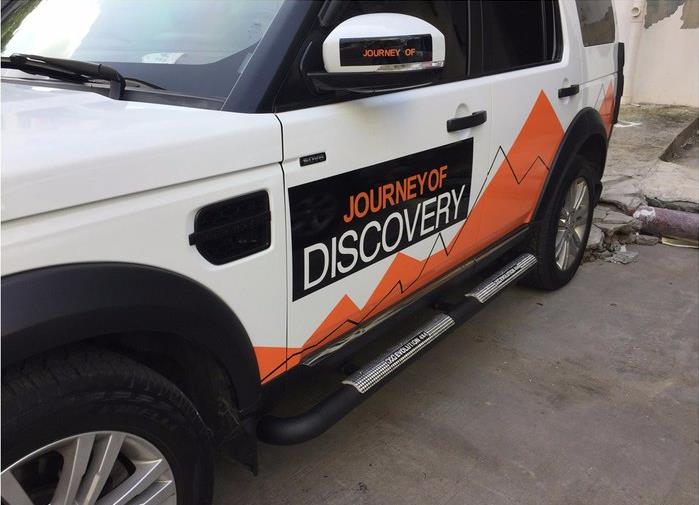 路虎发现4座椅改装案例,路虎发现4爱马仕橙色内饰改装