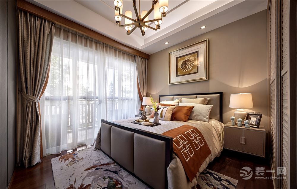 石湖之韵装修,苏州极简风格搭配效果图