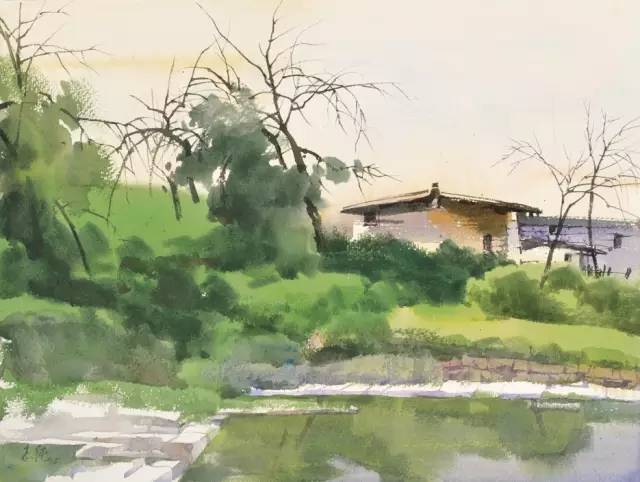 孙志纯国画欣赏,孙志纯水彩作品