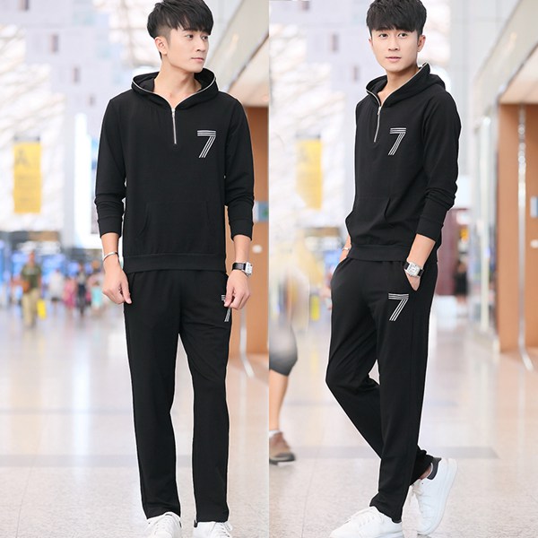 男士加绒卫衣防寒保暖最新款,男士卫衣套装冬季保暖加绒加厚