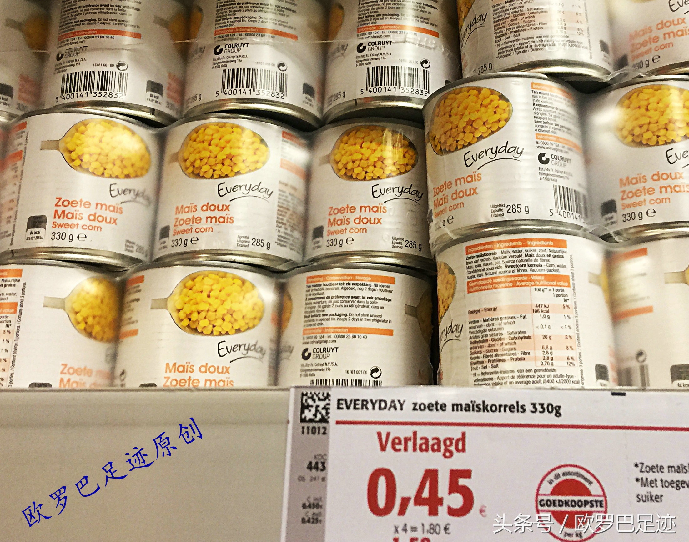 欧洲超市的价格太丧,pu心,da病,xi狂,ben……原创实拍