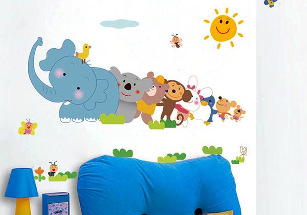 贴泡沫墙贴怎样贴,墙贴怎么贴的步骤图