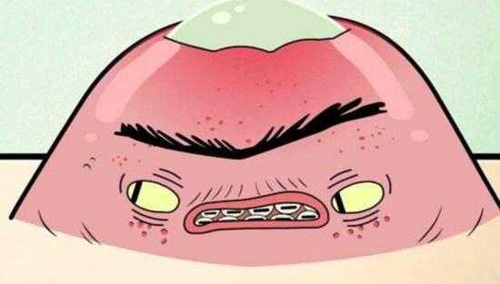 痘痘是紫色的怎么回事,脸上痘痘变成紫色的像是淤血一样