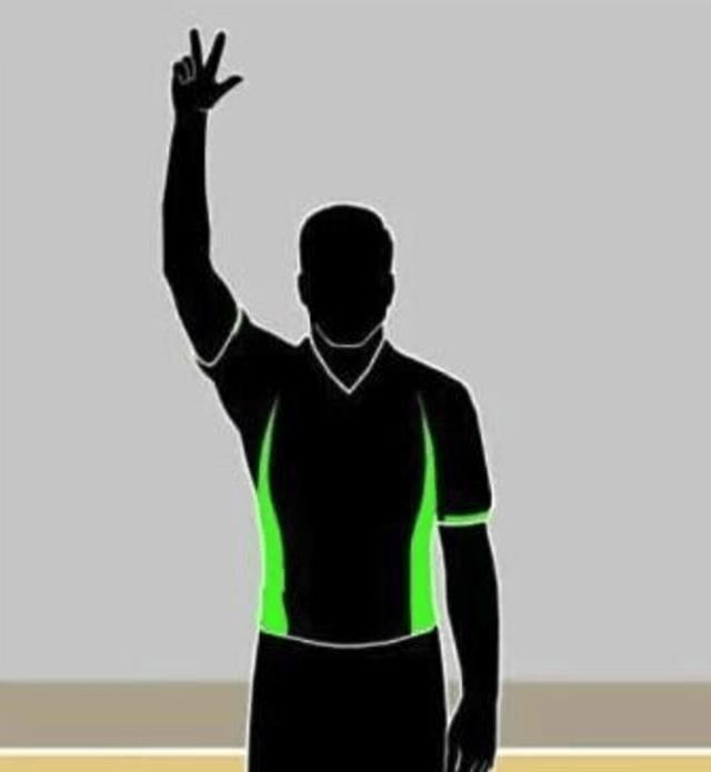 篮球裁判过半场8秒读秒手势,篮球裁判11-15号手势