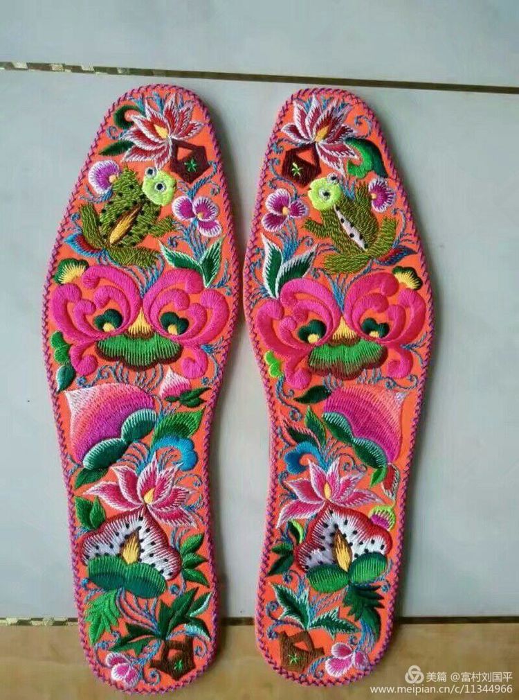 手工喜字鞋垫花样图案大全,手工鞋垫的制作教程全过程