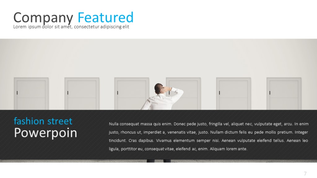 高端大气蓝色商务ppt模板,免费简约风产品介绍ppt模板