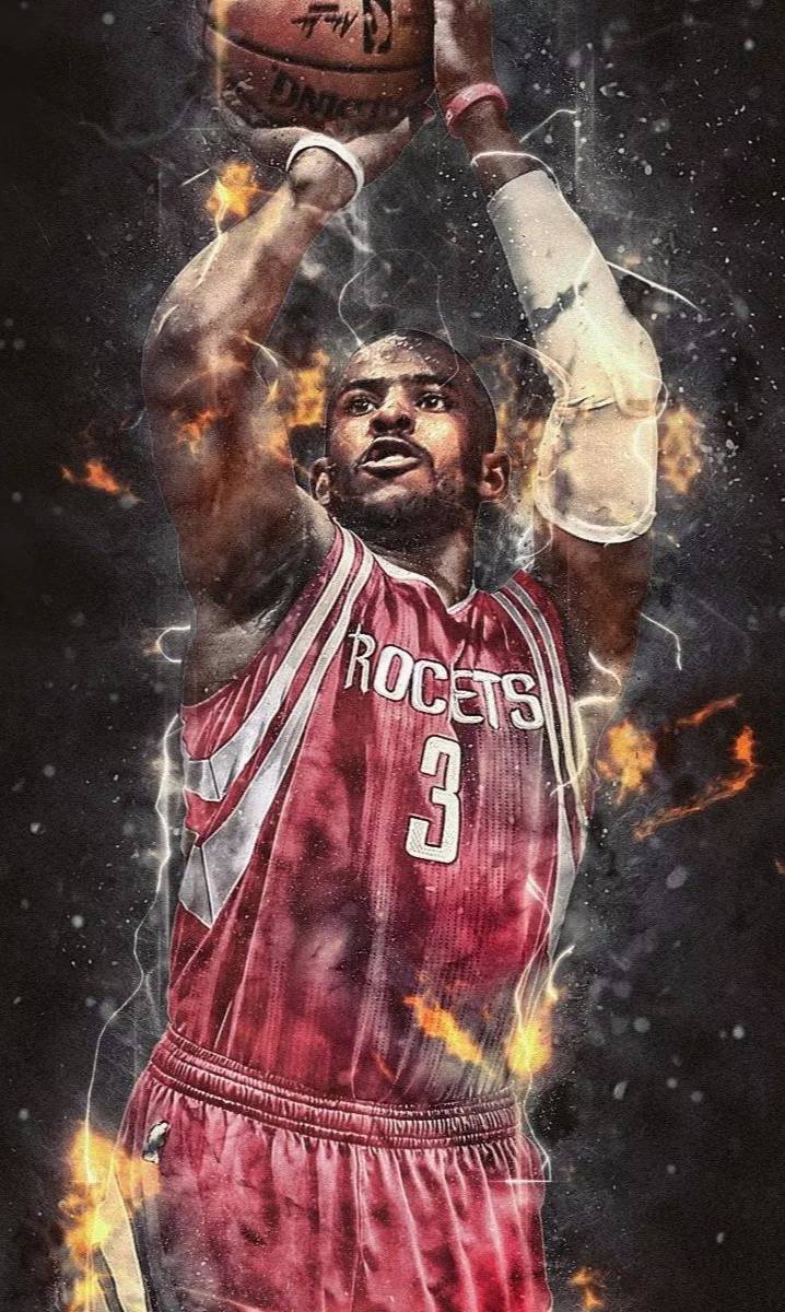 火箭克里斯保罗高清壁纸,克里斯保罗太阳队高清手机壁纸