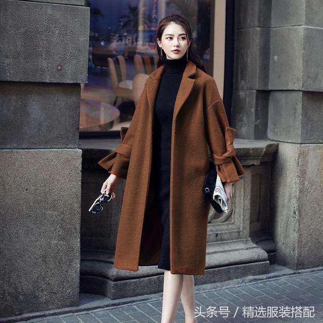 腰间有褶的大衣,什么版型的大衣修身不显胖