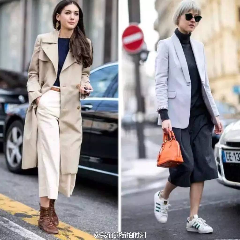 阔腿裤秋冬显瘦窄版穿搭,阔腿裤最不费力的搭配套路潮爆了