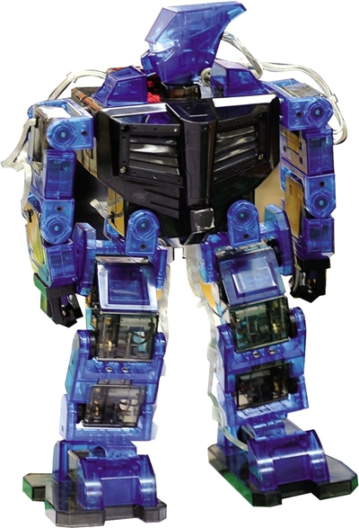 小小机器人展示,小小机器人滚下楼梯