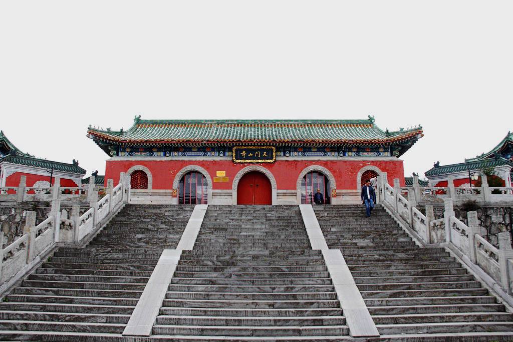 天门山景区观景,天门山生态景区