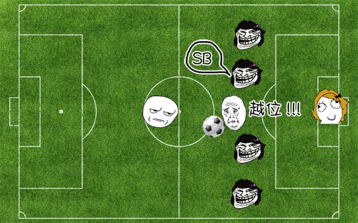 足球越位趣味解释,足球越位科普