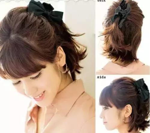 齐刘海直发编发怎么扎简单好看,甜酷编发齐刘海怎么扎