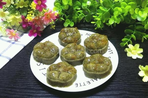 绿豆饼皮制作方法,纯手工带皮绿豆饼