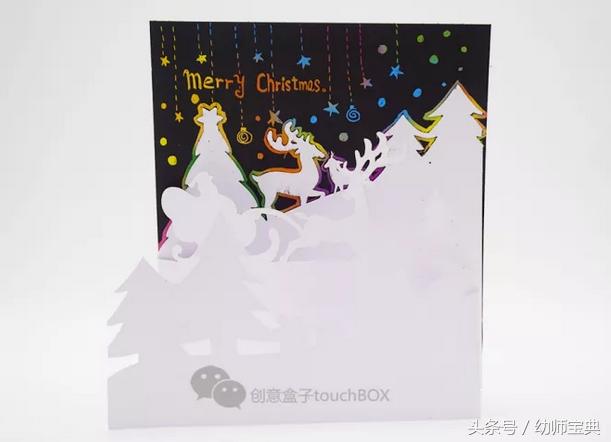 很简单的节日贺卡你学会了吗,节日贺卡简单易学