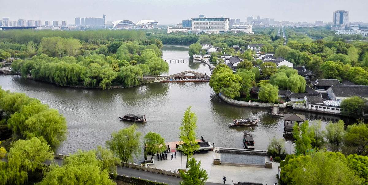 烟雨迷蒙嘉兴南湖,印象江南嘉兴