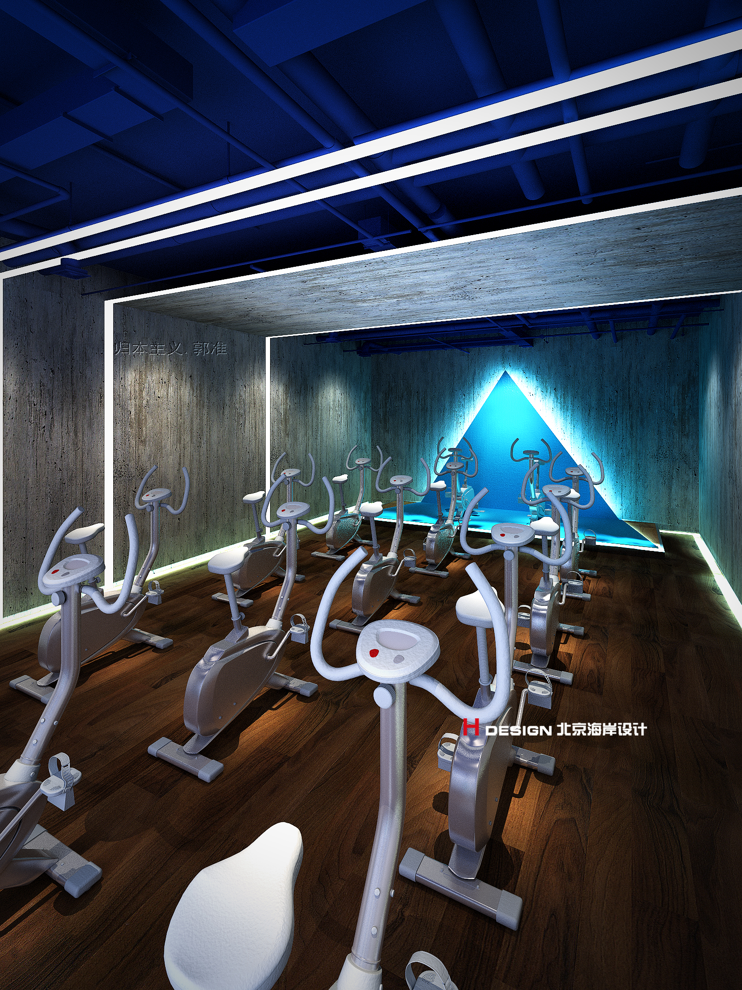 休闲健身房设计,简易室内健身房设计