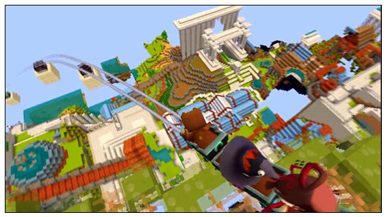 迷你世界挑战山路18弯过山车,迷你世界新版本过山车怎么打掉