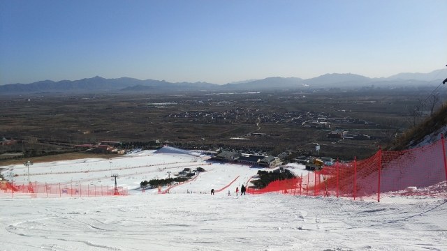 北京石京龙滑雪场全景,北京万科石京龙滑雪场怎么去
