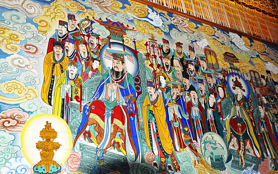 中国神仙体系和道教神仙体系,中国道教神仙谱系全图大全