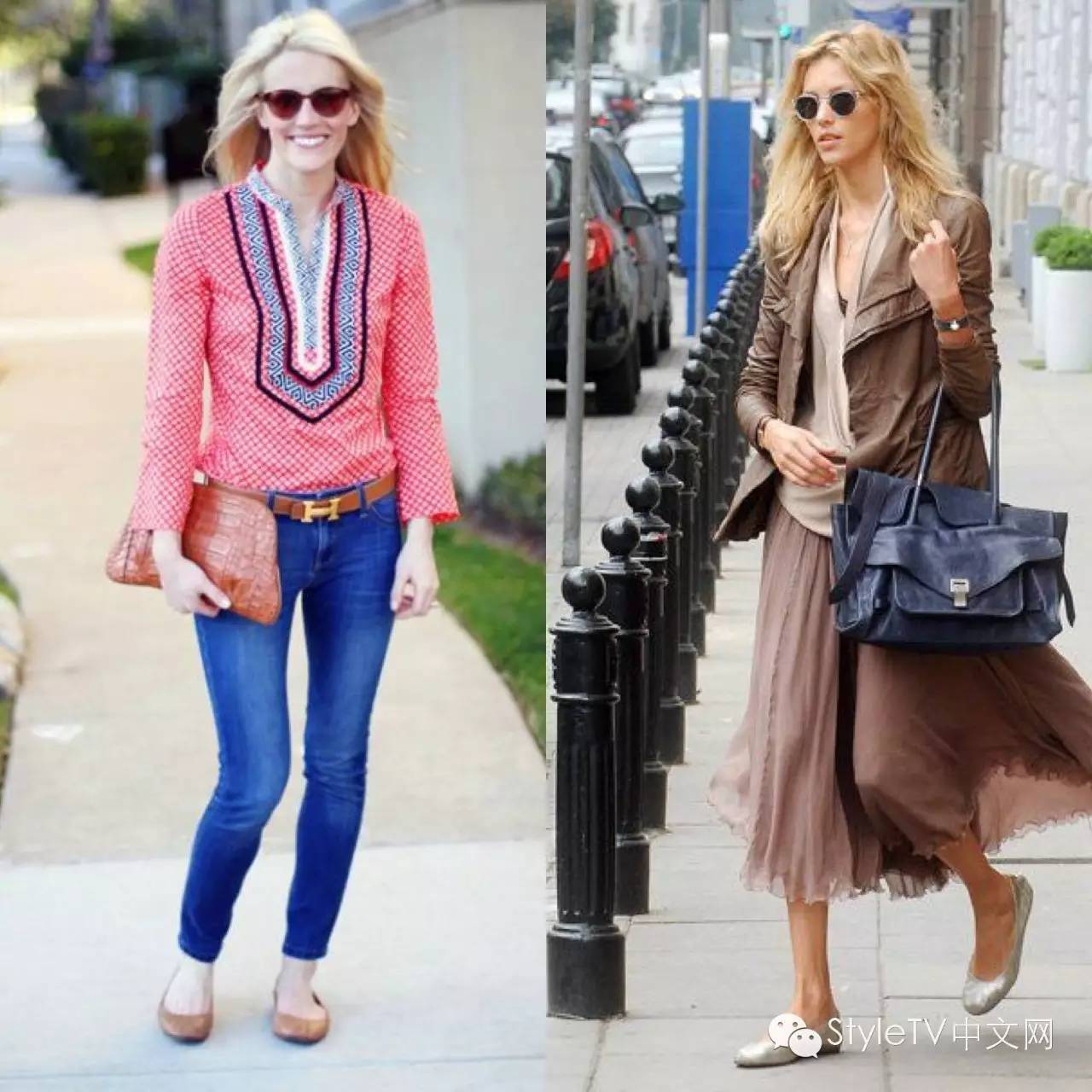 街拍|轻舞飞扬让芭蕾舞鞋助你一臂之力