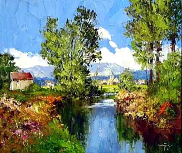 十大惊艳的风景油画,十大惊艳风景的油画