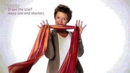 围巾怎么裹头发,围巾怎么裹脸