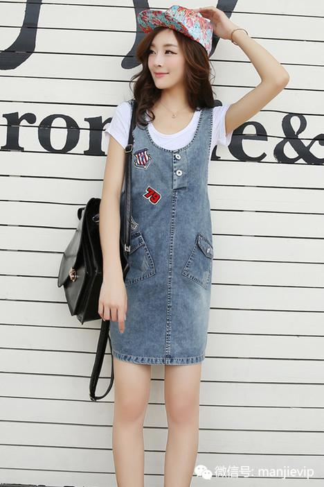 背带裙新款洋气减龄文艺风 (减龄时尚简约背带裙秒杀款)