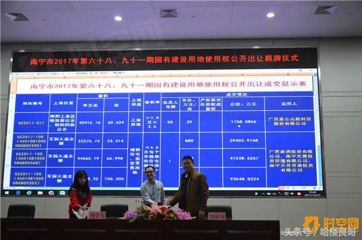 一拍即合！大唐、阳光城、天誉联合16.4亿拍下良庆大道206亩地