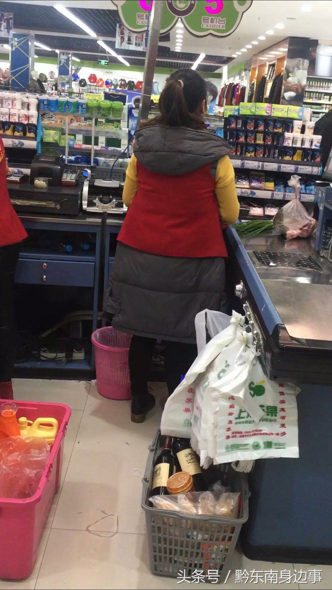 凯里这家超市是这样收款的吗？