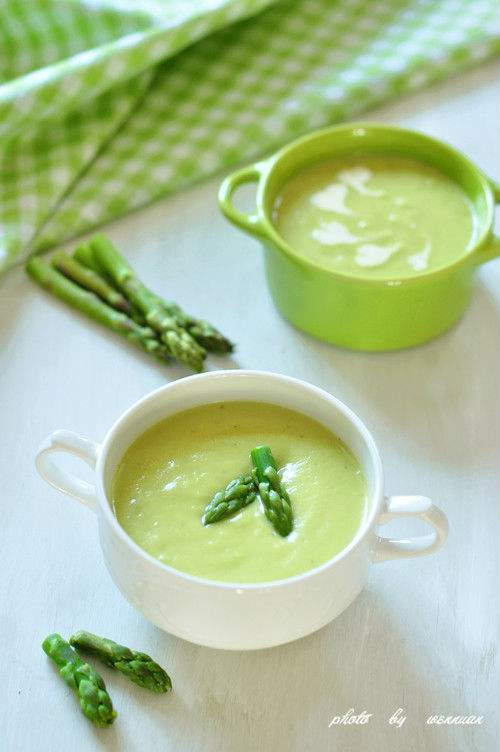芦笋奶油浓汤怎么弄,芦笋浓汤的做法视频