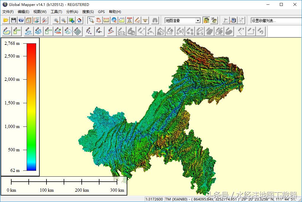 谷歌地形高程分析图,谷歌高程地形图