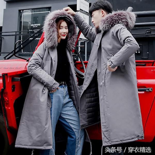 情侣穿搭冬季外套潮流,高档情侣装外套百搭