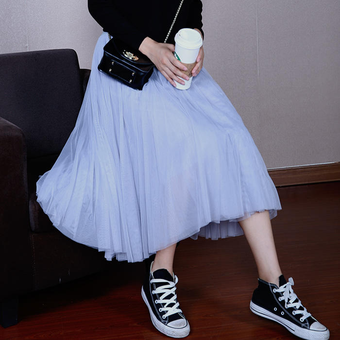 最新款的网纱裙,网纱裙洋气有质感