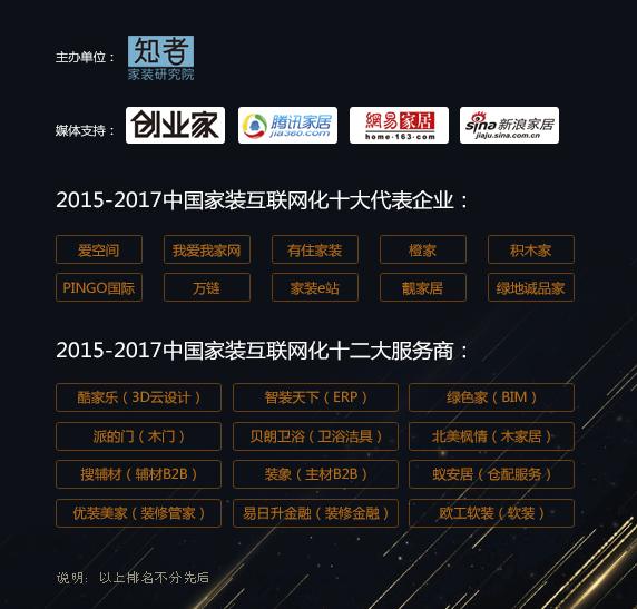 互联网家装行业有哪些,中国家居产业十大创新力企业