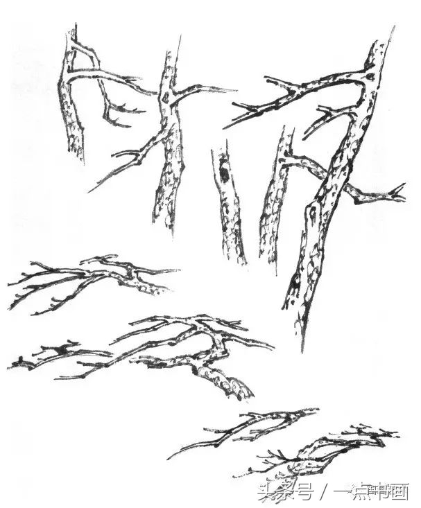 芥子园山水画技法10,芥子园国画山水画教学视频的画法