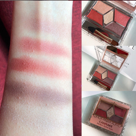 canmake眼影14号画法,100天眼影盘挑战