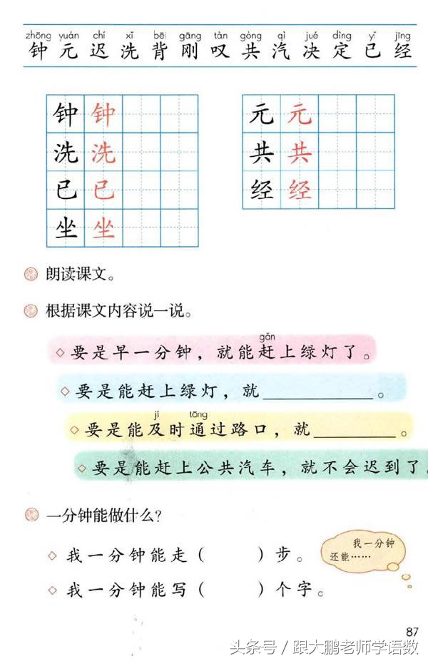 小学一年级语文预习的正确方法,一年级语文小公鸡和小鸭子预习