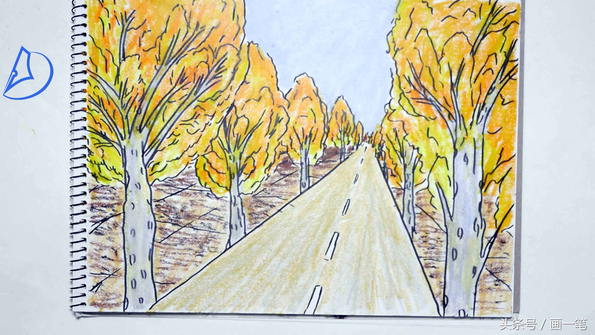 绿色系软萌蜡笔画,可爱画风蜡笔画