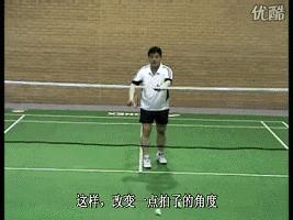 羽毛球双打接发球握拍姿势,羽毛球双打发球时站位