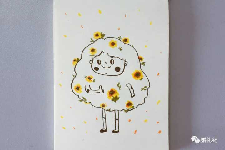 q版婚礼logo头像设计,插画头像手绘婚礼