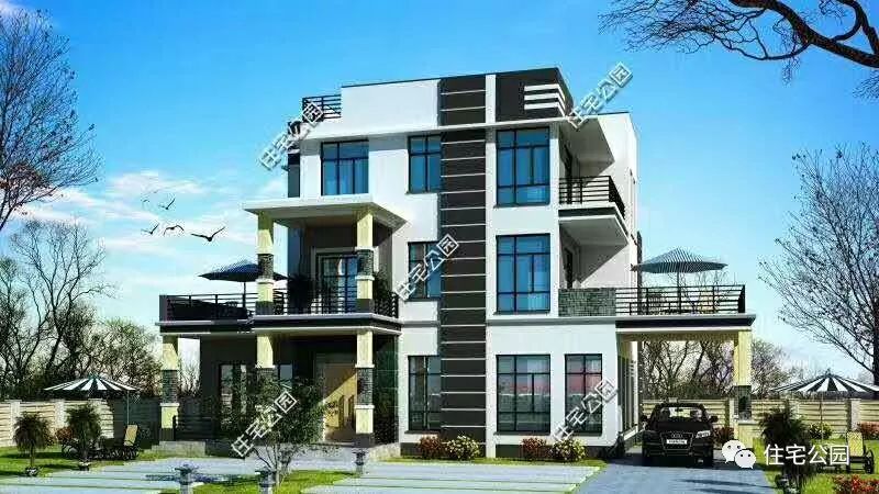 农村最新最美建房图,最经典的农村建房户型图