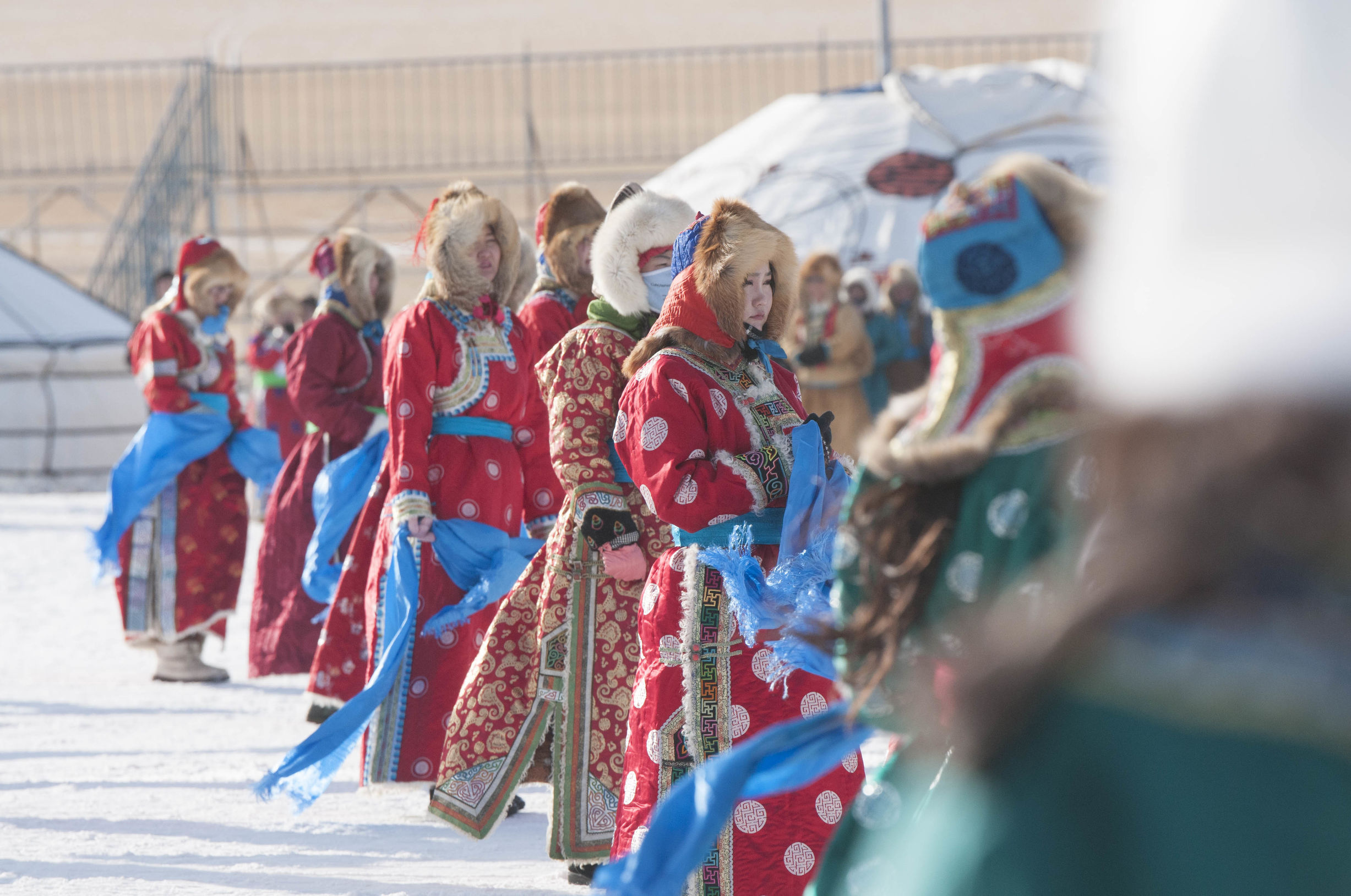 内蒙古那达慕草原旅游节,西乌珠穆沁草原冬季美景