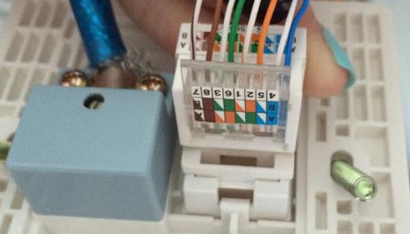 网线水晶头怎么接网线插座接法