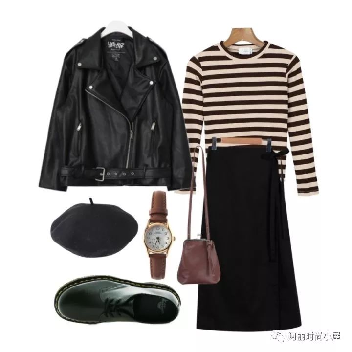 韩版宽松皮夹克搭配什么裤子,韩版帅气皮夹克怎么搭气质