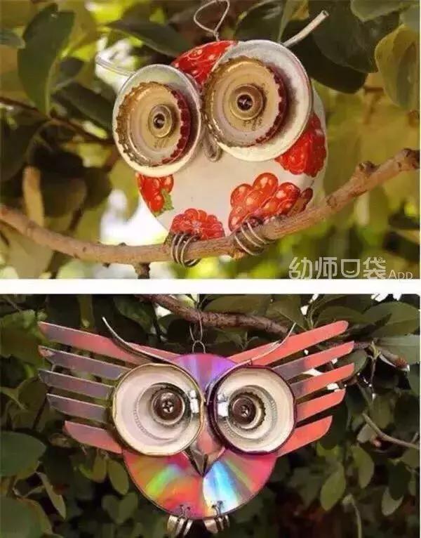 废旧材料创意吊饰,虎年新年环创废旧材料吊饰幼儿园