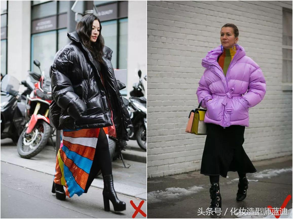 羽绒服搭配裙子冬天穿搭,羽绒服裙子冬日最强搭配