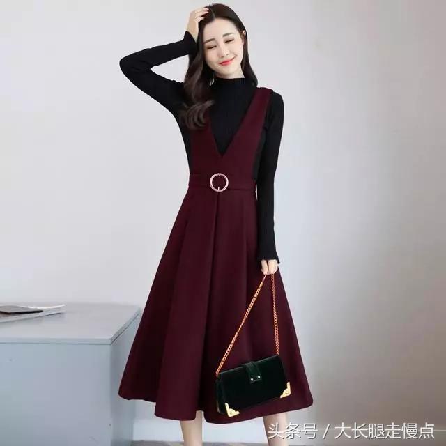 今年流行的羊毛毛呢连衣裙，穿的太美显档次