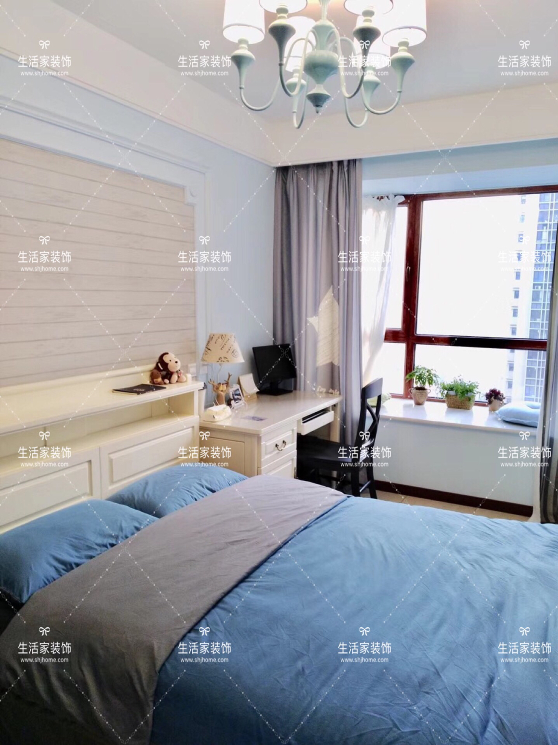 西安小户型装修设计,西安109户型现代轻奢装修风格