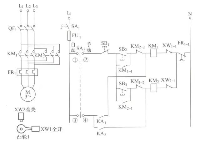 一主二备电气控制电路,常用电气控制电路300例第二版